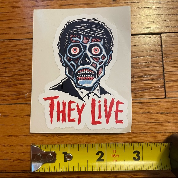 COPY - "They Live" Alien Sticker - Picture 2 of 2